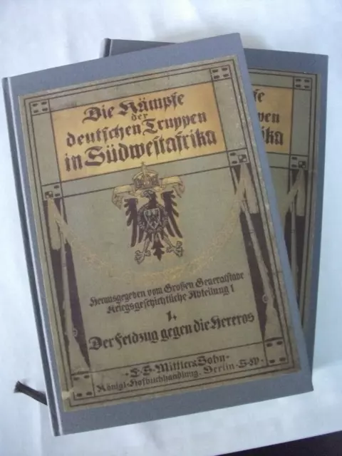 Die Kämpfe der deutschen Truppen in Südwestafrika, 2 Bde, Nachdr. Ausgabe 1906