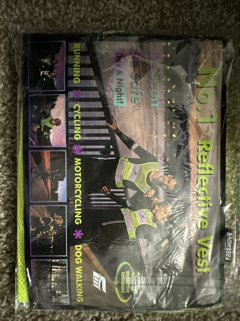 Reflective Vest Running Gear + 2 Bands & Bag/Ultralight & Comfy Safety Vests