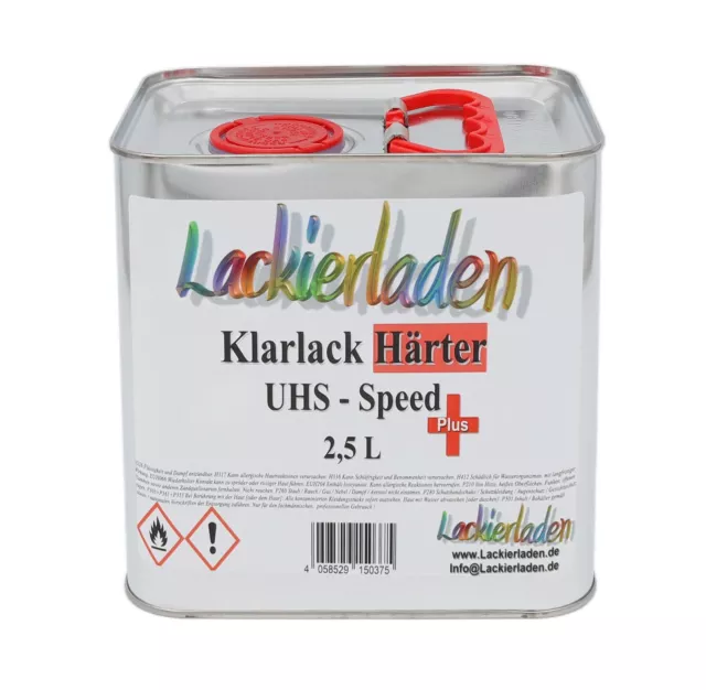 2K UHS Speed Plus 2:1 Klarlack Härter 2,5 L | aushärten extrem schnell 2500ml