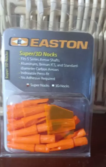 Easton #689886 Super Nocks Orange-1 Pack As Shown-Brand New-SHIPS N 24 HOURS