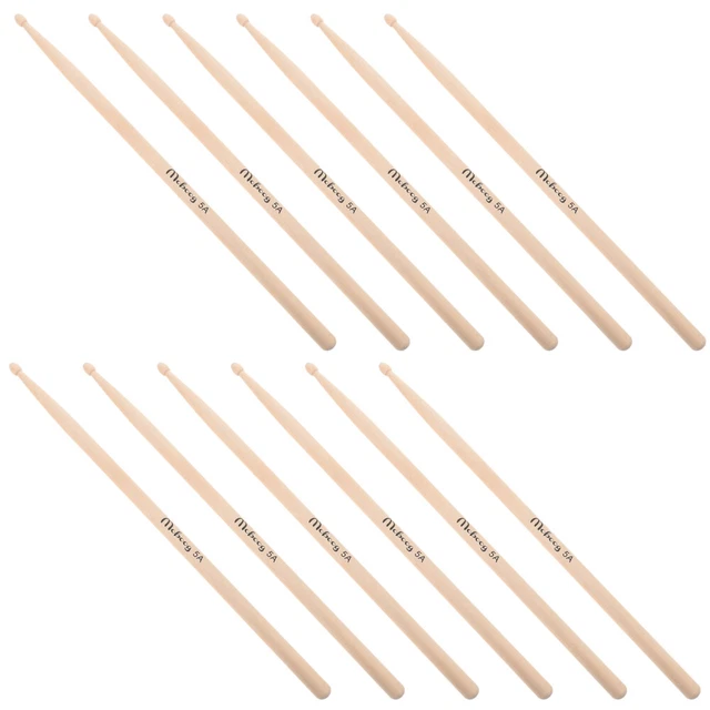 Abaodam Ensemble De Baguettes De Batterie Professionnelles Légères Et