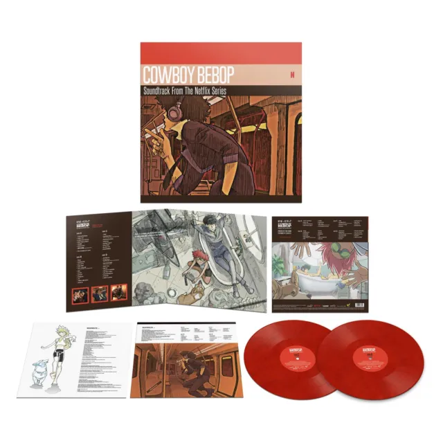 Cowboy Bebop (Original Soundtrack) - Yoko Kanno 2X Red Marbled Vinyl Lp (New)