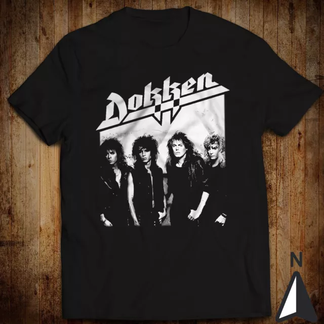 Dokken Band Members Don Dokken George Lynch Mick Brown Jeff Pilson T-Shirt