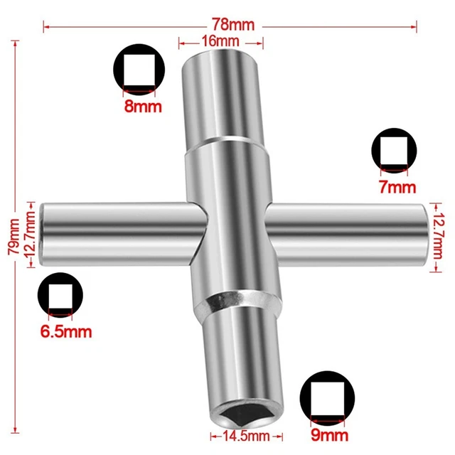Llave de tornillo herramienta plata 40Cr acero accesorios ajustables