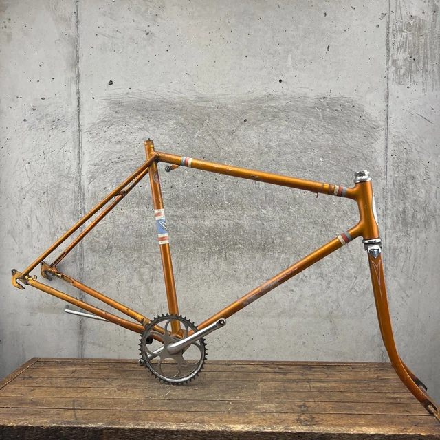 Vintage Schwinn Collegiate Bike Frame Coppertone 21" USA L4 1964 64 Serial 26 Vintage Schwinn Collegiate Bike Frame Coppertone 21" USA L4 1964 64 Serial 26
