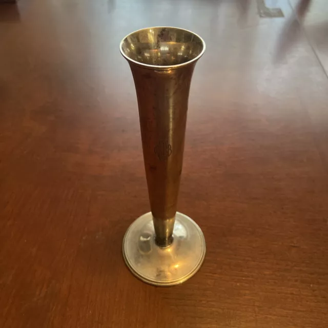 Vintage TIFFANY & CO. STERLING SILVER VASE, 7 1/2"