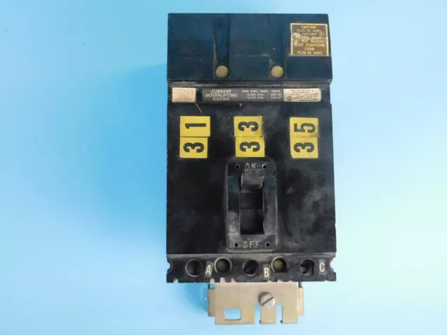 Square D 3P, 50A Circuit Breaker, 480V, LK-1858