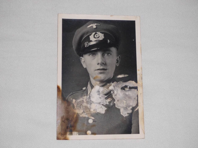 Portrait Foto Soldat 1 WK 2 WK Orden Abzeichen Militaria Auszeichnung Uniform  2