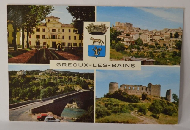 Greoux les Bains - postcard CPA7
