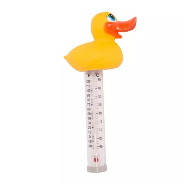 Pool Thermometer mit Tiermotiv ENTE Schwimmbadthermometer Wassertemperatur