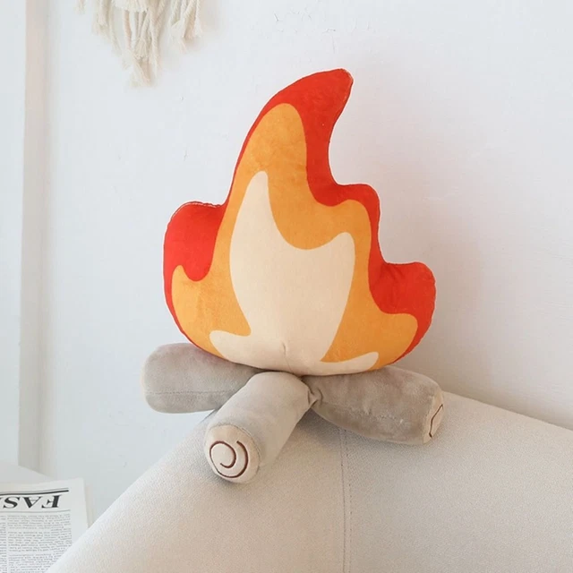 cuscino cartone animato fuoco giocattolo morbido fuoco peluche bambola falò peluche animale