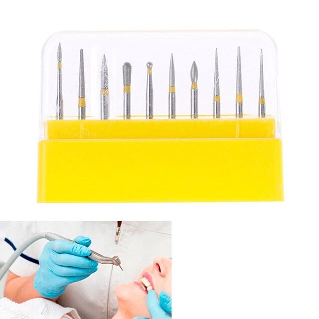 KIT DE BUR diamant dentaire fin pour polissage céramique efficace FG105