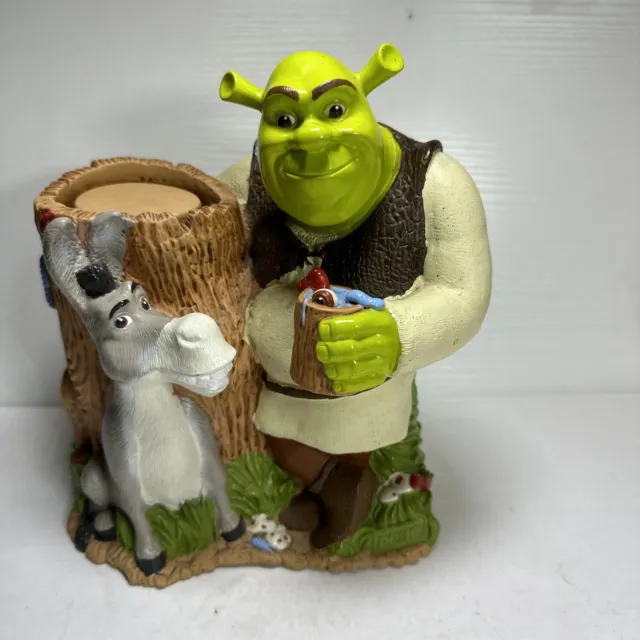 Shrek and Donkey 2004 Collectible Dixie Cup Holder Dispenser Kids Bathroom Sink
