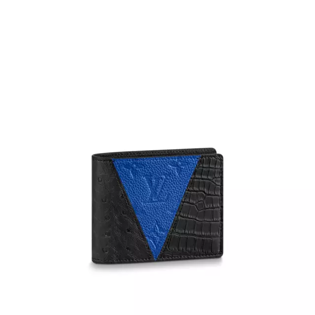 LOUIS VUITTON MULTIPLE WALLET Exotic Alligator and Ostrich