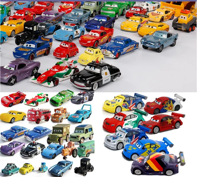Pixar Cars Lot Lightning 1:55 McQueen Diecast Model Car Toys Birthday Gift Loose