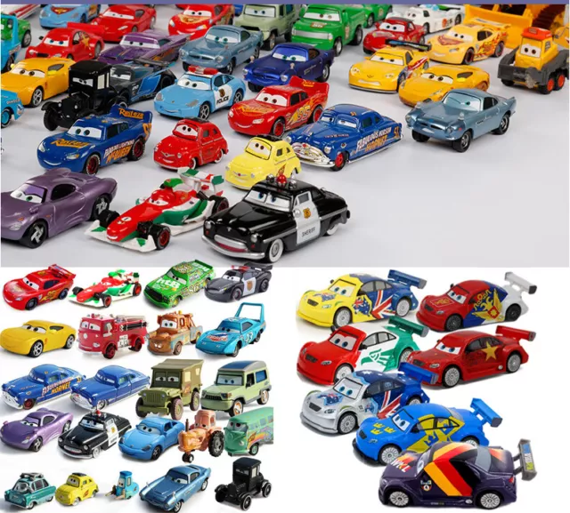 Pixar Cars Lot Lightning McQueen Diecast Model Car Kids Toys Gift Loose 1:55