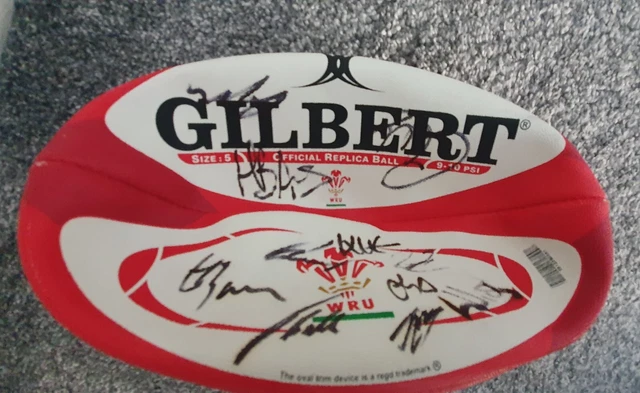 Wales signed rugby ball 2022 Six Nations