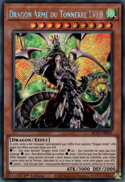 Yu Gi Oh ! Deck Dragon Armé Du Tonnerre neuf en Français prêt pour être jouer