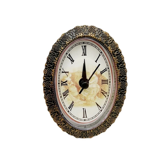 Mécanisme D’Horloge à Quartz Squelette 86 Mm – Argenté Avec Engrenages Visibles Et Chiffres Romains – Insert Transparent – Pour Création Ou Remplacement