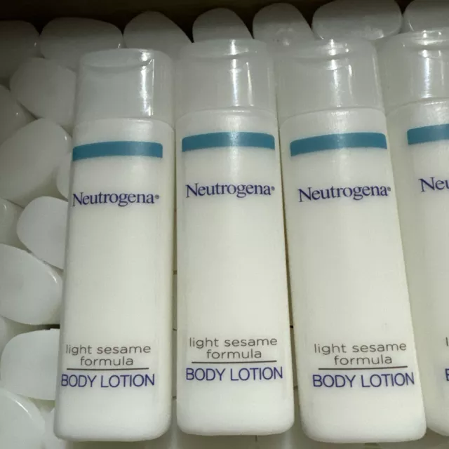 Neutrogena Travel Size Body Lotion Light Sesame Formula Lot Of 20 Brand New 2