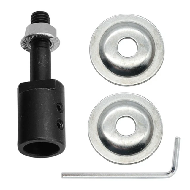 Adaptateur Perceuse électrique Pour Tarière De Mise à La Terre - Connexion Tige Ronde à Tige Ronde, Métal Robuste - 5