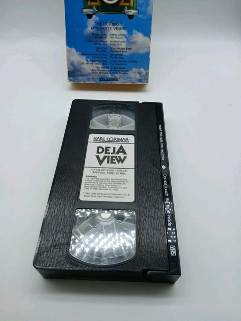 DEJA VIEW ULTIMATE 60s Party Video Vhs 2-Tone Tape NO BARCODE $16.00 ...