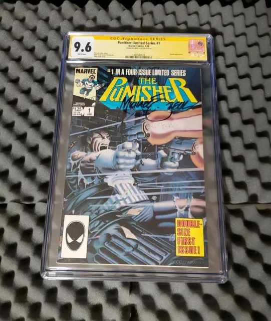 The Punisher #1 CGC 9.6 SS Mike Zeck Signed NM+ Limited Series Double Size🔥Rare