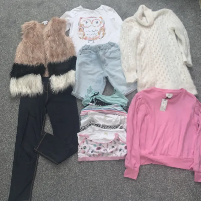 Girls Clothes Bundle Size Age 9-10 Year - Used & New With Tags Next - River Isla