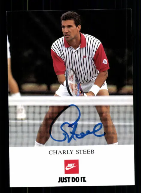 Charly Steeb Autogrammkarte Original Signiert Tennis + A 201195