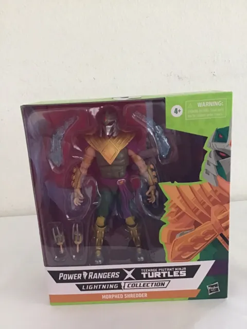 Hasbro Power Rangers TMNT Green Ranger Morphed Shredder Deluxe 6.5” Figure