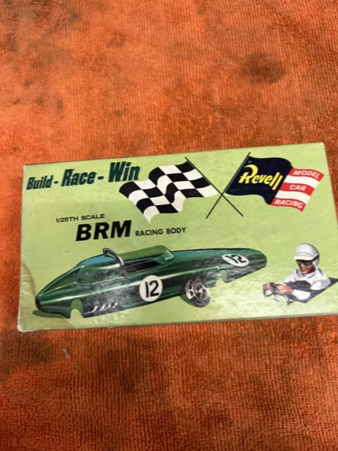 NOS REVELL BRM 1/25 Scale SLOT CAR KIT #R-1022:200 IN ORIGINAL BOX