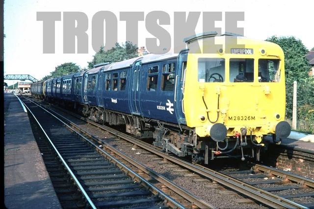 Class 502 35MM SLIDE BR British Rail Electric EMU Class 502 M28326M 1976 Original ...