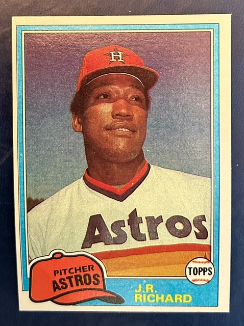 1981 TOPPS BASEBALL #350 J.R. Richard Houston Astros lanceur EXMT *PCA ...