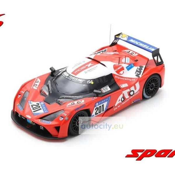 Modèle Réduit Voiture KTM X-Bow GT4 - Présentation 2016 | Échelle 1/43, Résine | Orange/Noir - Spark S5660