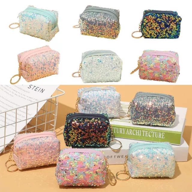 Colorful Sequins Zero Wallets Mini Coin Purses High Quality Money Bag