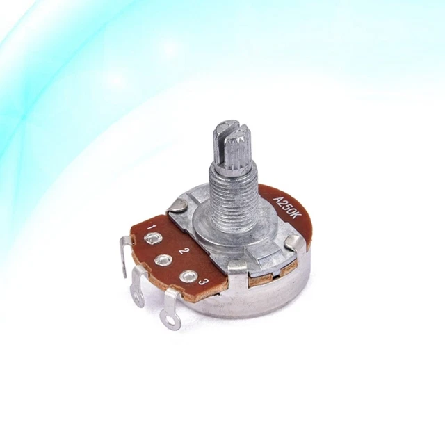 Potenziometro 100K Ohm B - Albero Solido Corto, 1/4" Per Volume E Tono, Lineare