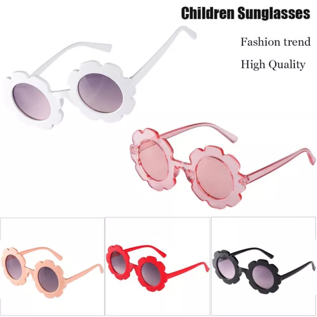 Eyewear Trend Streetwear Flower Shape Children Sunglasses Vintage Sun Glasses