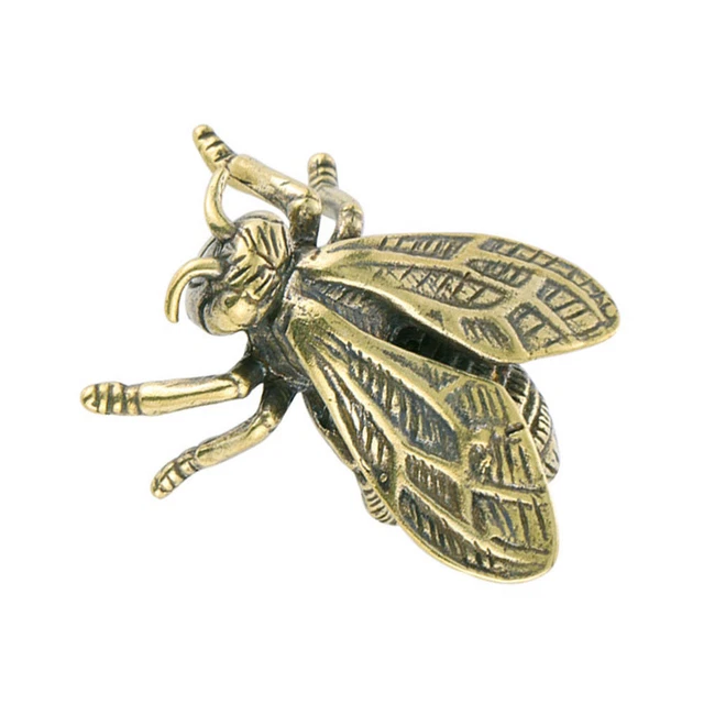 Brass Insect Creative Desktop Decor Fortune Wall Good Luck Bronze Animals Home