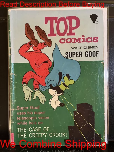 BARGAIN BOOKS ($5 MIN PURCHASE) Top Comics #1 Super Goof (1967) Combine Ship