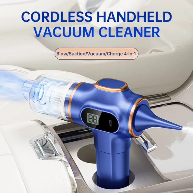 1500000PA Cordless Hand Held Vacuum Cleaner Mini Portable Car Auto Home Wireless