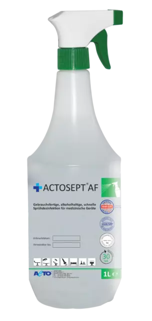 ACTOSEPT AF,  1 L 30 sec. Schnelldesinfektion, Gebrauchsfertige, alkoholische