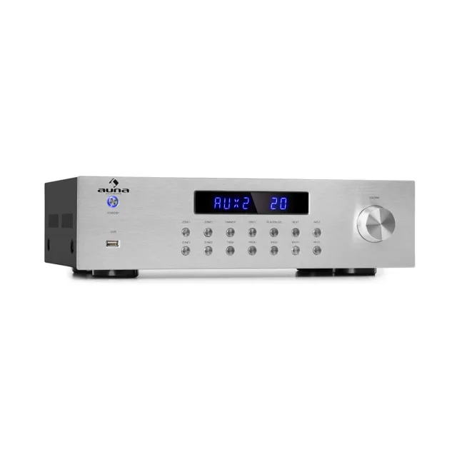 Stereo HiFi Verstärker Bluetooth USB MP3 4 Zonen 8 x 50W RMS Amplifier