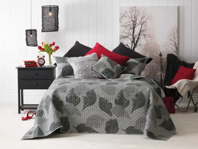 Bianca Terika Grey Fully Reversible Bedspread Set in All Sizes