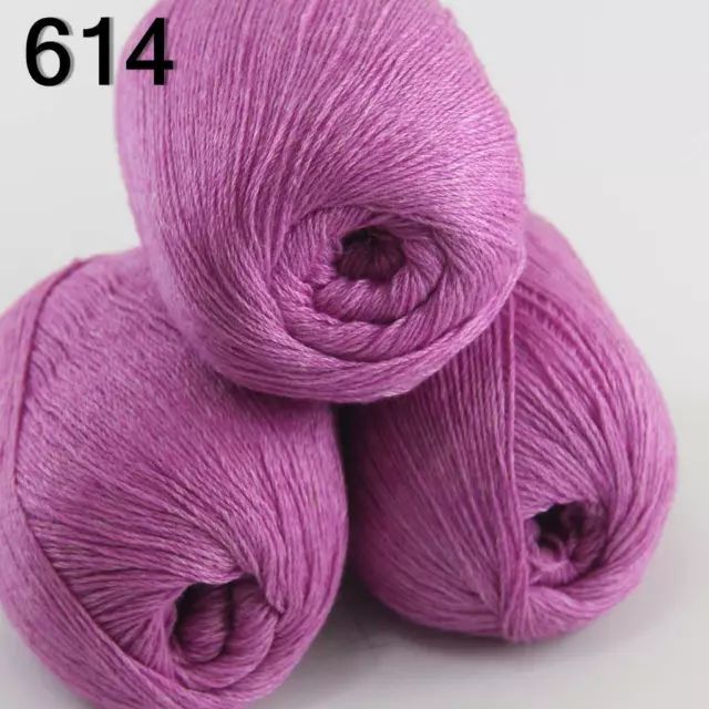 Sale New 3 Skeins Mongolian Pure Cashmere Rug Shawls Hand Knitting Wool Yarn 14