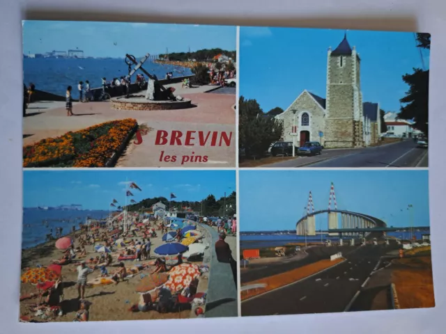 CPSM  SAINT-BREVIN-les-PINS  multi-vues  dept-44