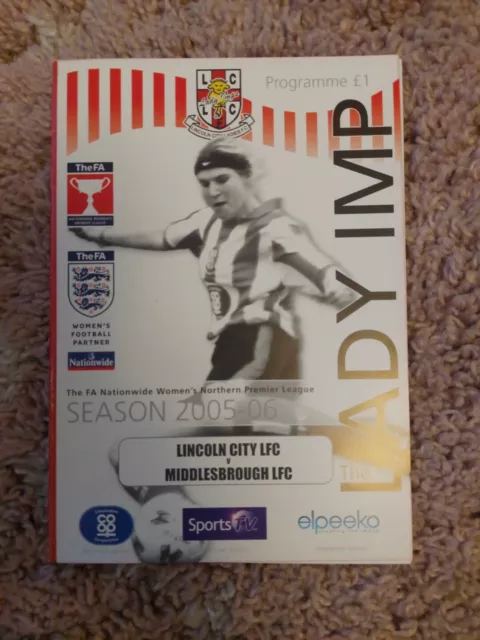 05/06 Lincoln City vs  Middlesbrough (FA Womens Northern Premier League)