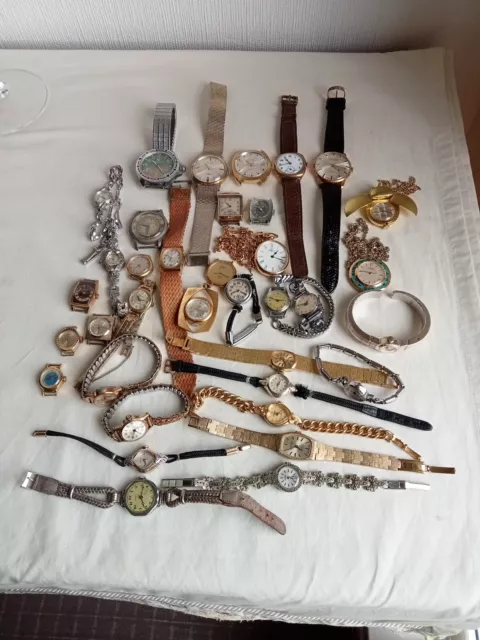 Job lot of vintage mechanical  watches
