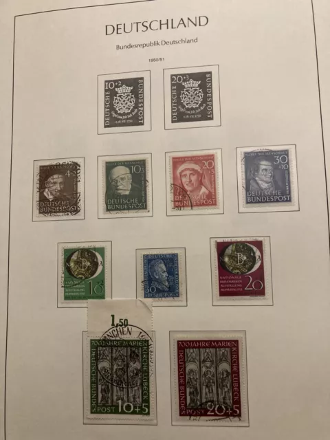 briefmarken deutschland Sammlung Bund 1949-2001