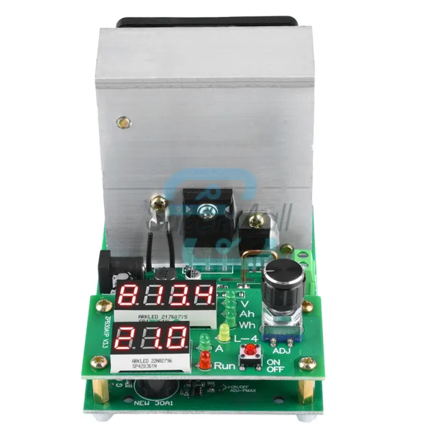 60W/110W 9.99A 30V Electronic Load Discharge Battery Capacity Current Tester