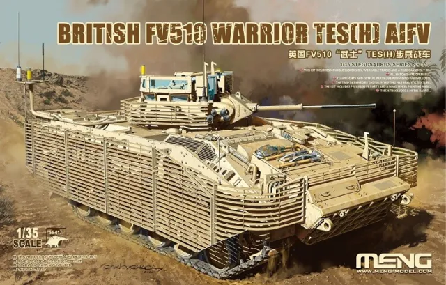 Meng Ss-017 1/35 Scale Britishi Fv510 Warrior Tes(H) Aifv 2020 New